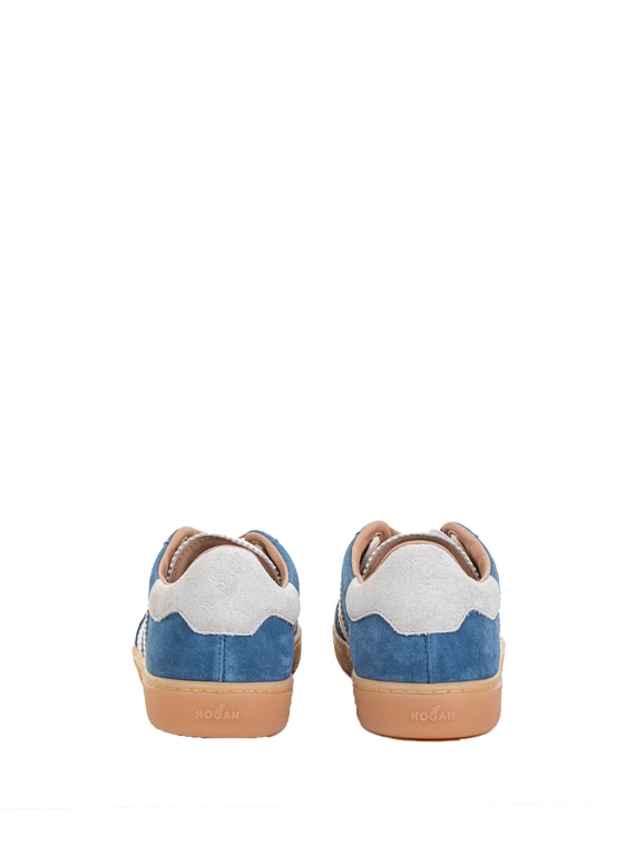 Sneaker Cool blue in suede