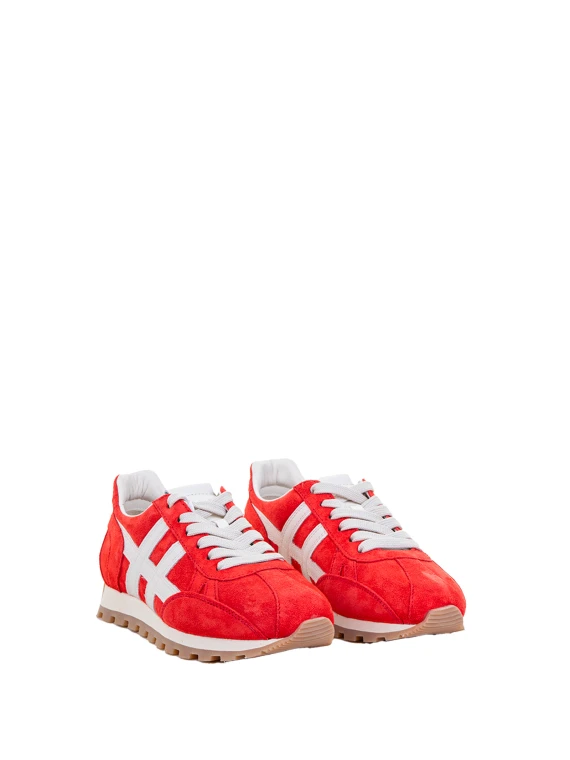 Sneaker 86er donna rosso con suola extralight