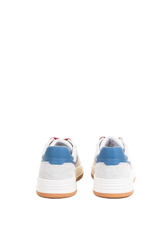 Sneaker H630 blu rosso in pelle