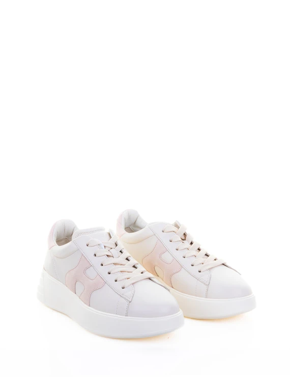 Sneaker Rebel donna bianco rosa