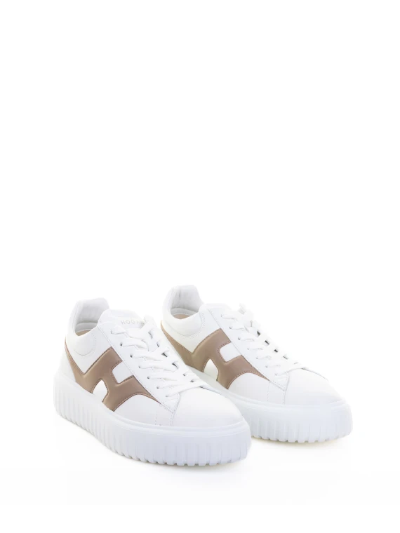 Sneaker H-Stripes uomo in pelle
