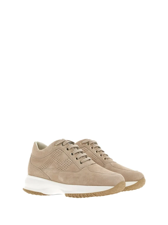 Beige Interactive Sneaker for women