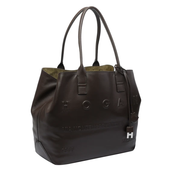 HOGAN SCRIPT MEDIUM SHOPPING BAG