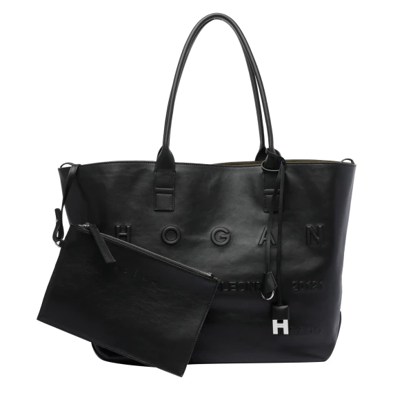 HOGAN SCRIPT MEDIUM SHOPPING BAG