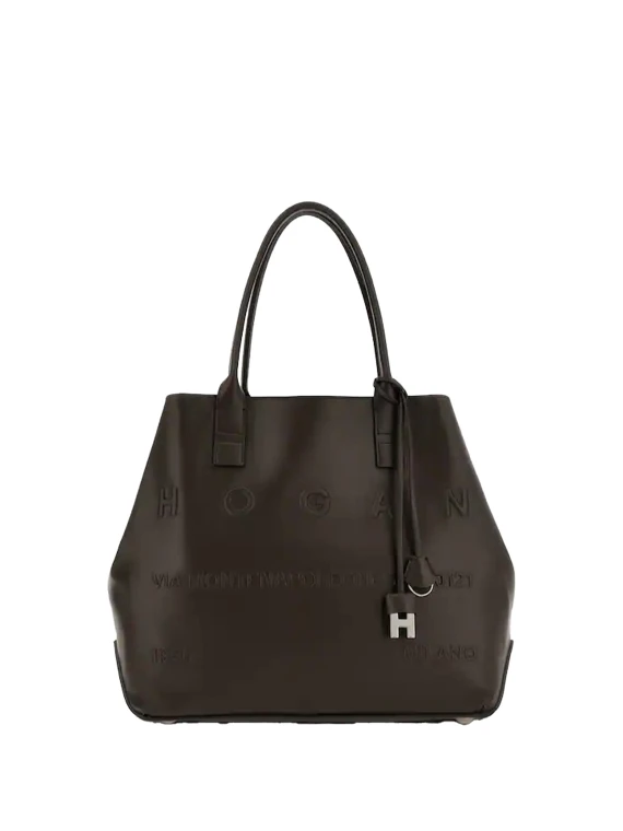 Brown leather bag
