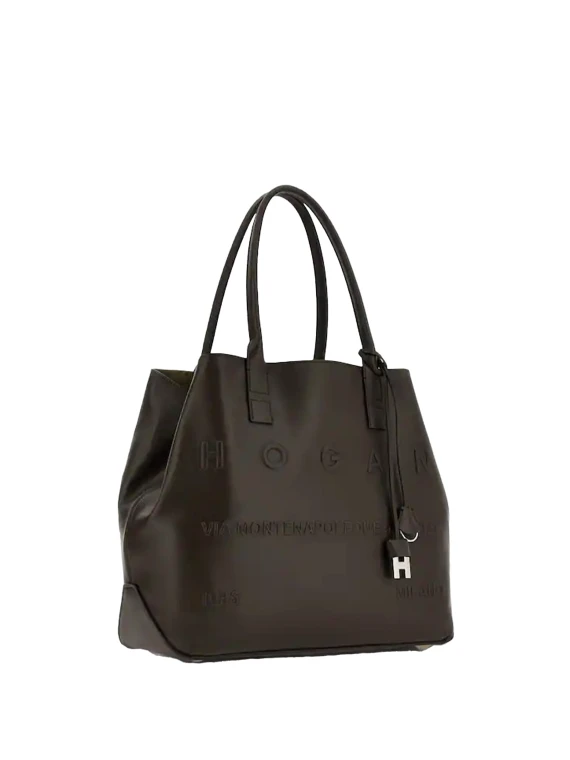 Brown leather bag