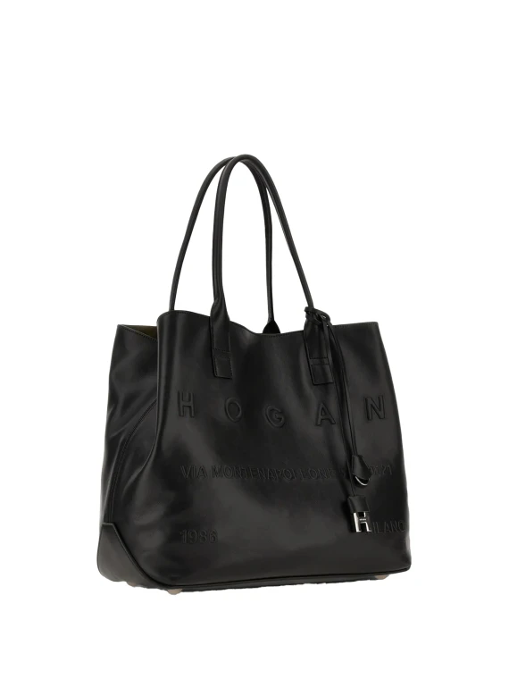 Borsa in pelle nero