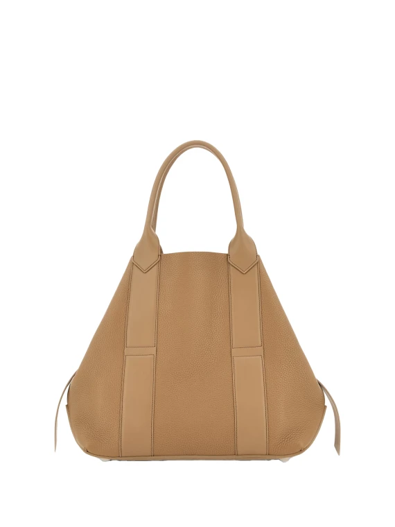 Shopping bag Script Media  in pelle martellata