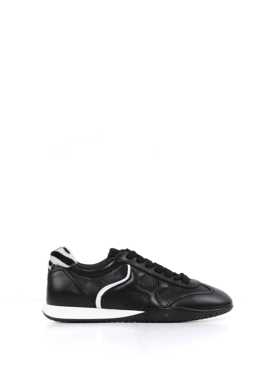 Olympia-z sneaker in black leather