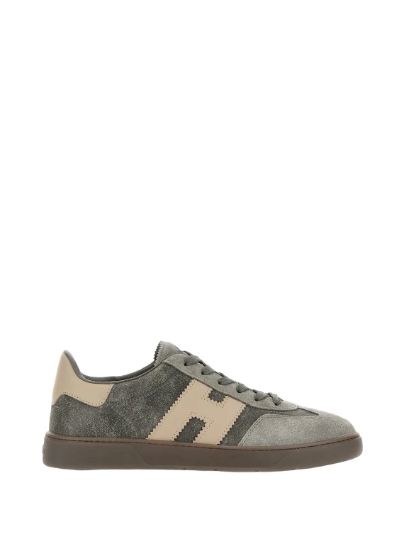 Sneakers Basse con Lacci Grigio