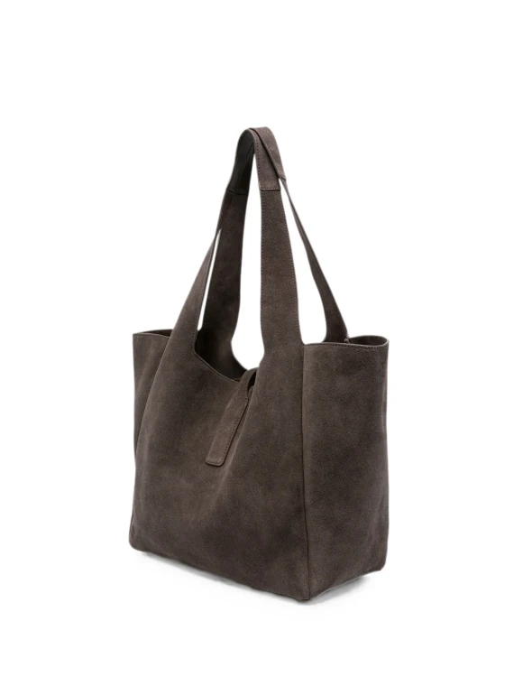 Borsa Donna Shopping in Pelle Scamosciata Hogan