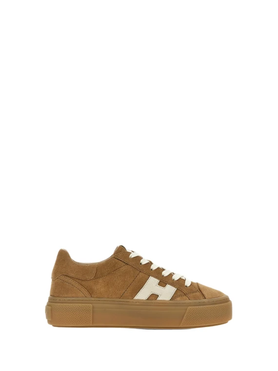 Sneakers New Cassetta Beige e Panna Hogan