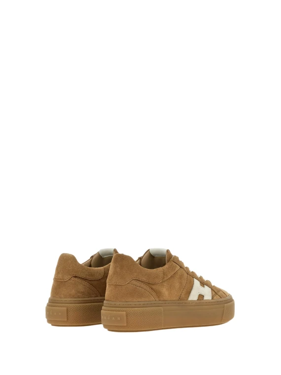 Sneakers New Cassetta Beige e Panna Hogan