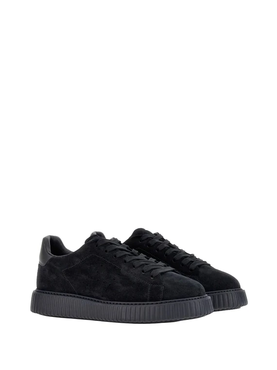 Sneakers H-Stripes Blue in Suede