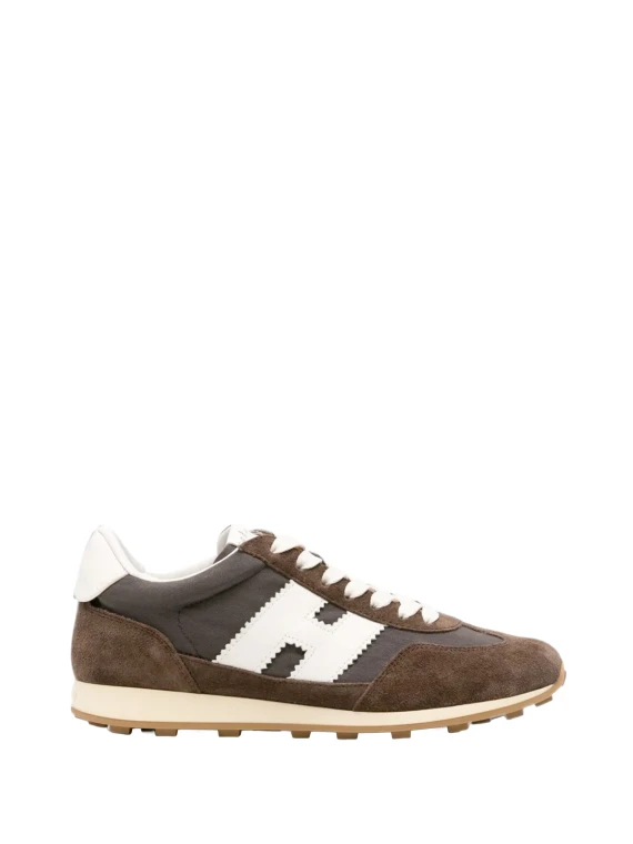 Sneakers in Pelle H727 Testa di Moro