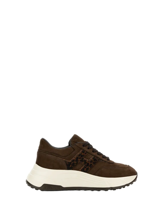 Sneakers Hi-Fi da Donna, Marrone