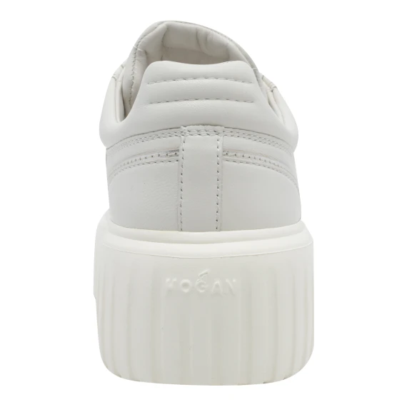White H-Stripes Sneakers