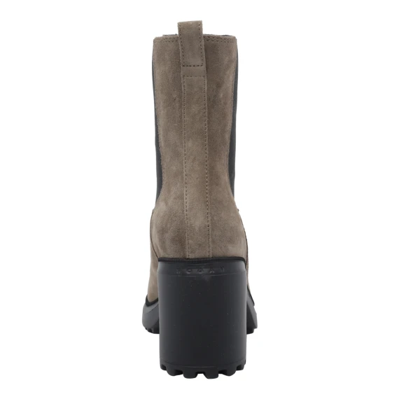 Stivaletti Chelsea H724 in pelle scamosciata beige Hogan