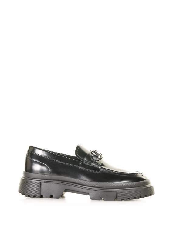 H619 leather loafer