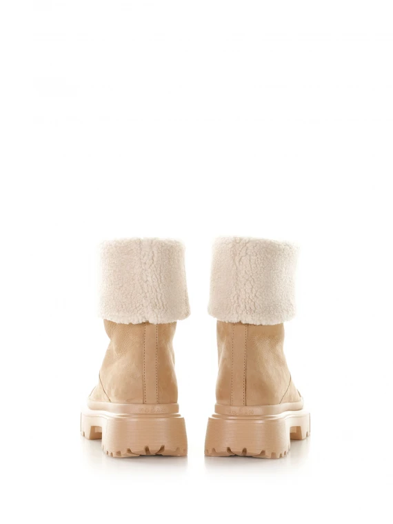 H619 ankle boot with faux fur