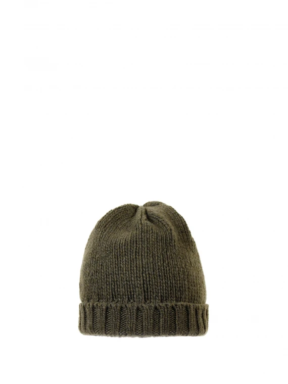 Cashmere hat in green