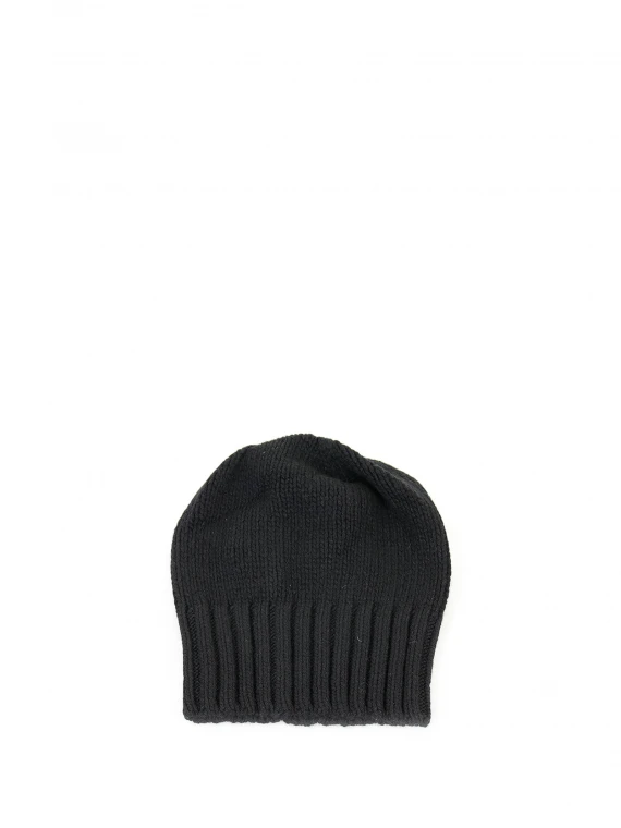 Cashmere hat in black