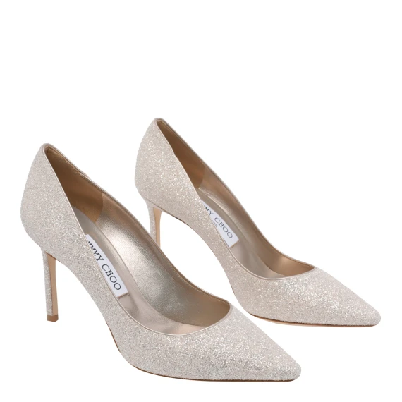 Jimmy Choo Scarpe con Tacco Oro