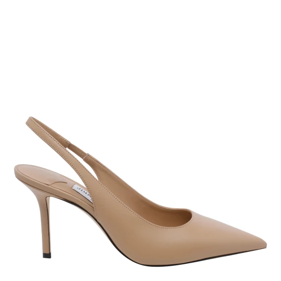 Scarpe con Tacco Beige