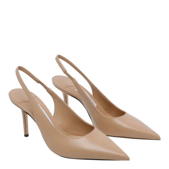 Scarpe con Tacco Beige
