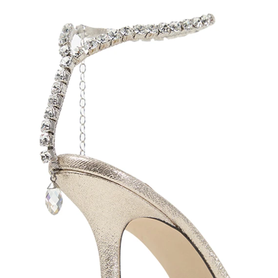 Scarpe con Tacco Gold
