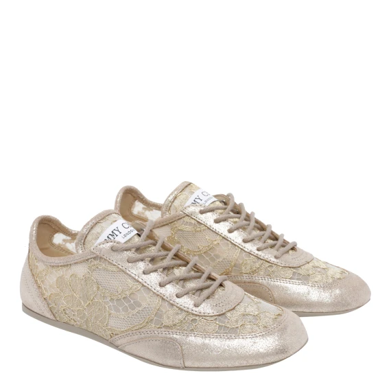 Gold Sunny Sneakers Jimmy Choo