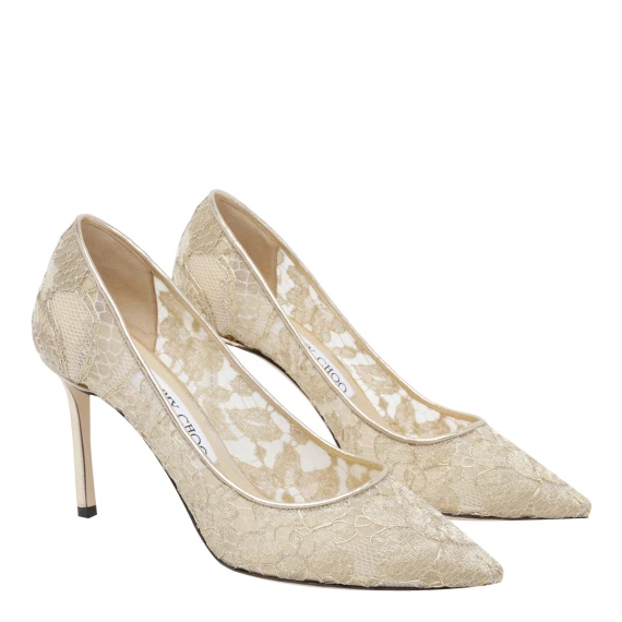 Gold Romy Pumps Jimmy Choo