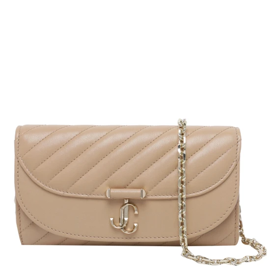 Portafoglio a tracolla Avn Curve beige