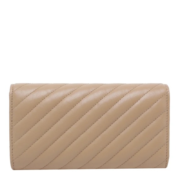 Portafoglio a tracolla Avn Curve beige Jimmy Choo