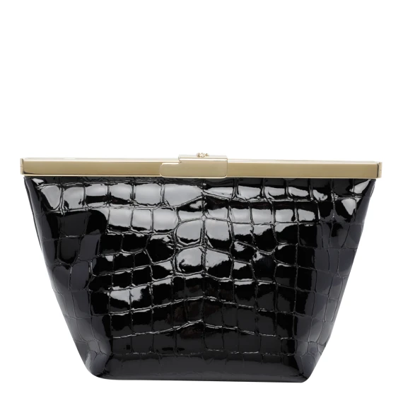 Black Ganache Clutch Bag Jimmy Choo