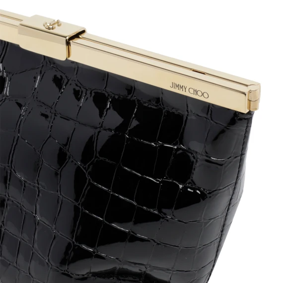 Black Ganache Clutch Bag Jimmy Choo