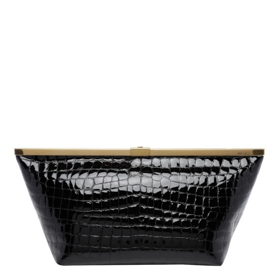 Pochette nera Ganache Jimmy Choo