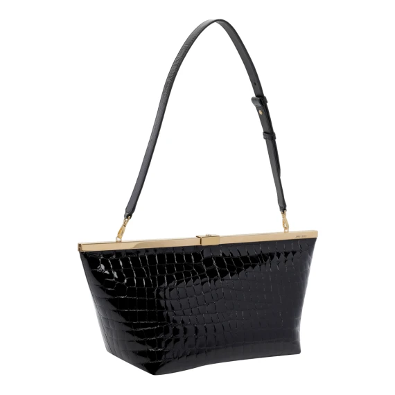 Black Ganache clutch bag Jimmy Choo