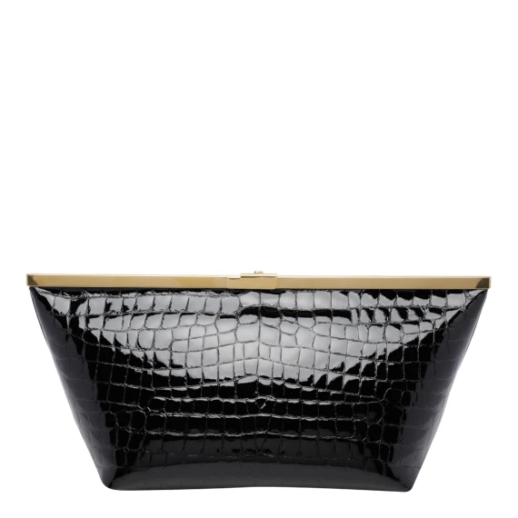 Black Ganache clutch bag Jimmy Choo