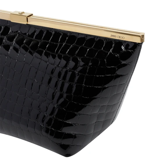Black Ganache clutch bag Jimmy Choo