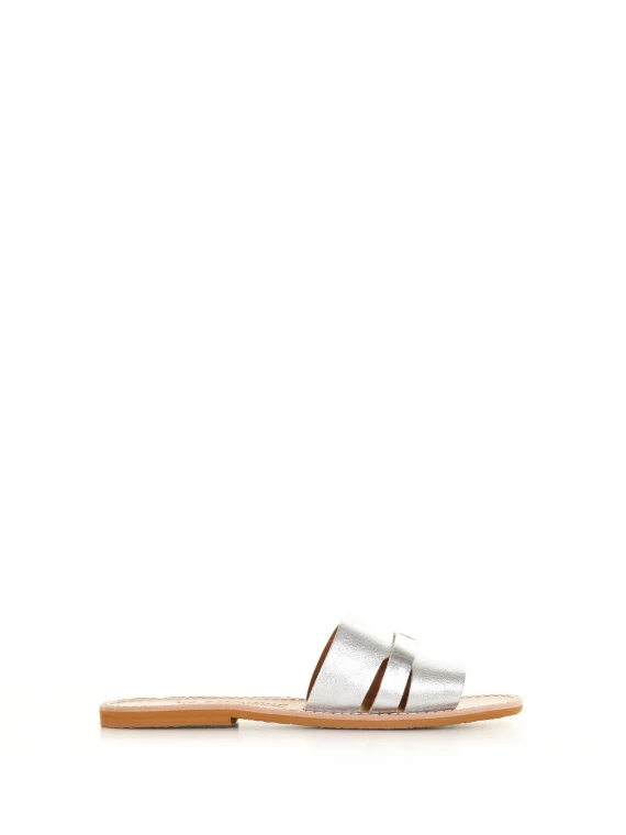 LE SALENTINE Sandals Silver