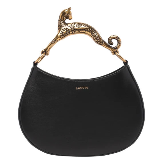 Borsa Hobo Bag with Cat Handle