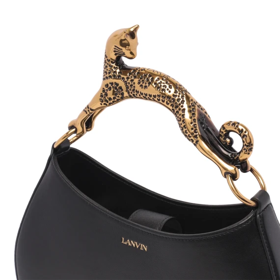 Borsa Hobo Bag with Cat Handle