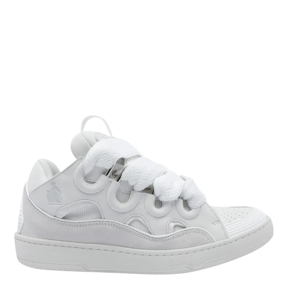 White Curb Sneakers