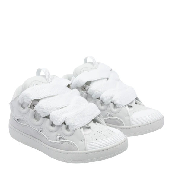 White Curb Sneakers