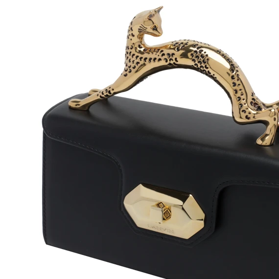 Black Nano Pencil Cat Handbag Bag