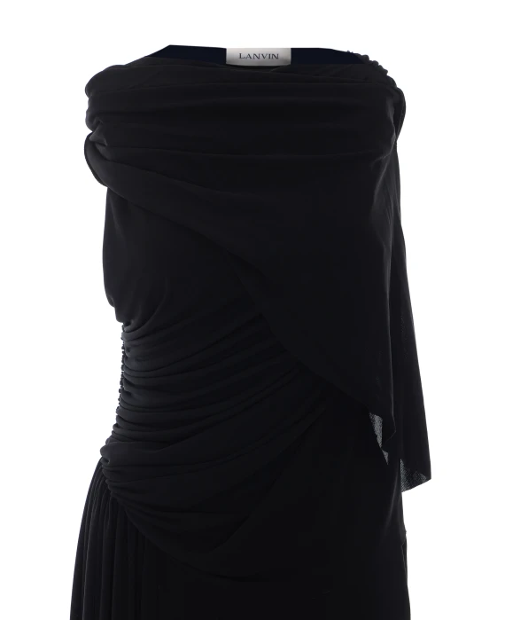 Fluid Draped Jumpsuit Dresses