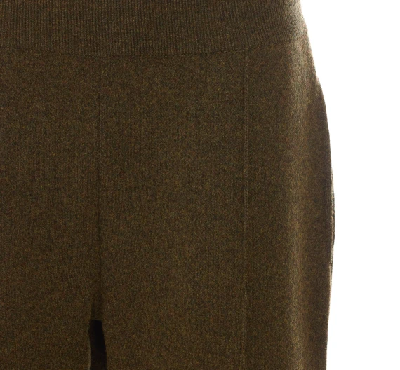 Pantaloni da jogging verdi in lana LANVIN