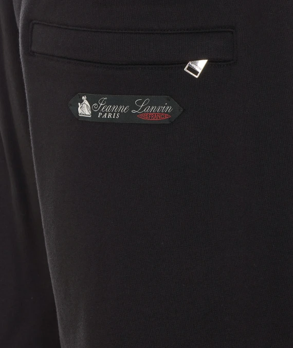 Pantaloni neri a gamba dritta LANVIN