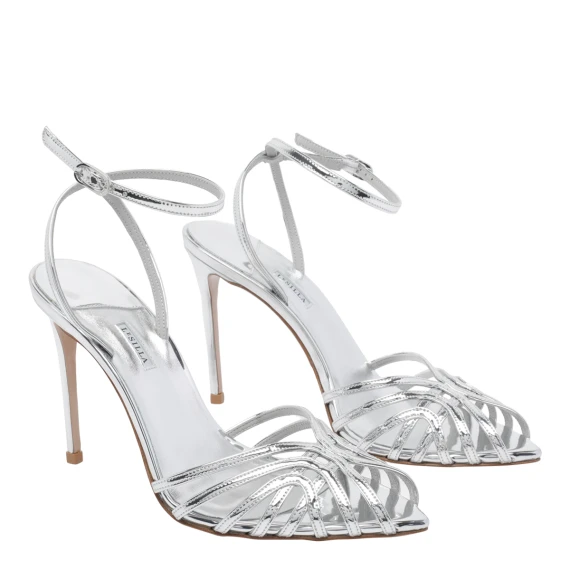 Scarpe con Tacco Grigio